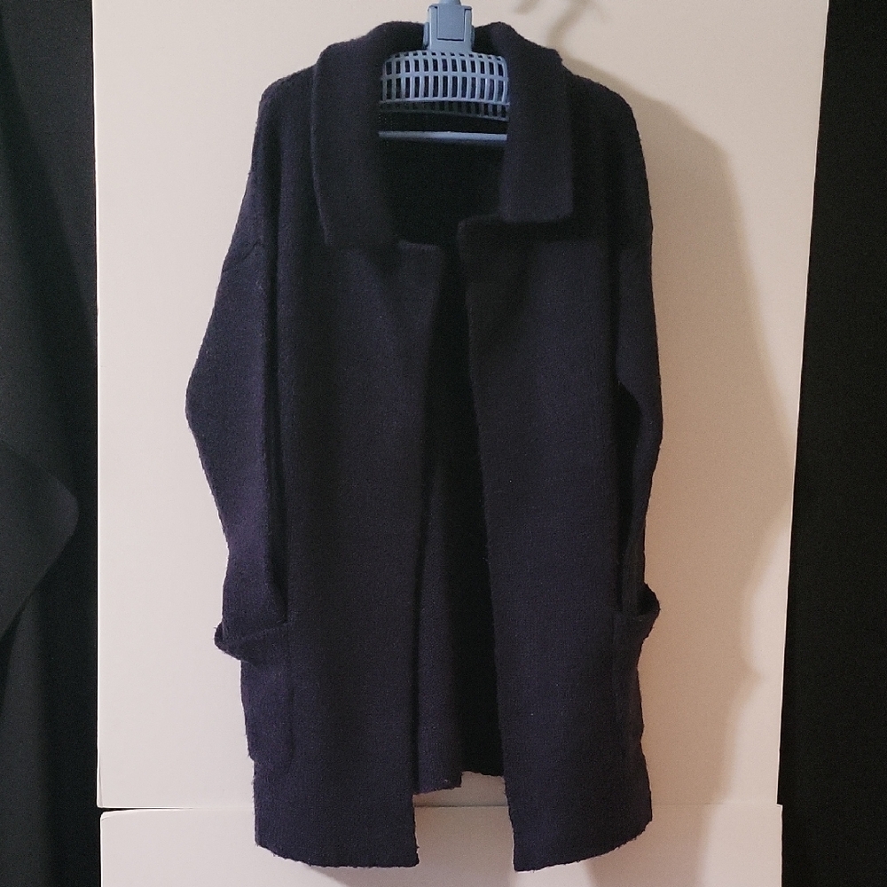 21 Main Open Front Duster Cardigan, Size S